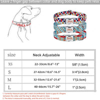 Nylon Small Large Personalized Dog Collar