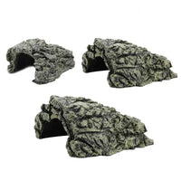 Artificial Flocking Moss Rockery Hiding Cave