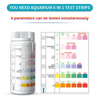 Fish aquarium test strips