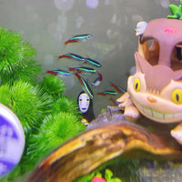 Aquarium decoration cartoon characters